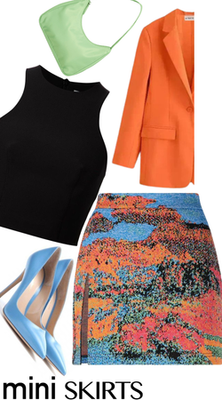 multi-colored Skirt design