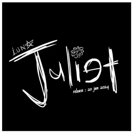 Luna's comback poster "JULIET"