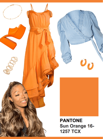 An Orange Dress 🟧