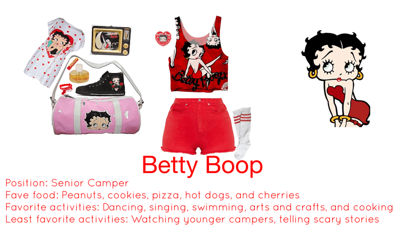 Betty Boop at summer camp