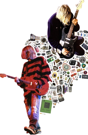 Kurt Cobain mood board