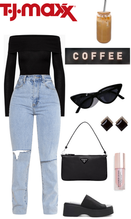 Shopping and Iced Coffee