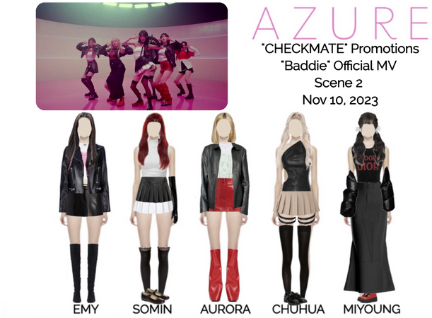 AZURE(하늘빛) "Baddie" Official MV Outfit #2