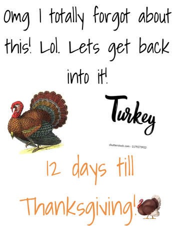 Thanksgiving Countdown!!!🦃