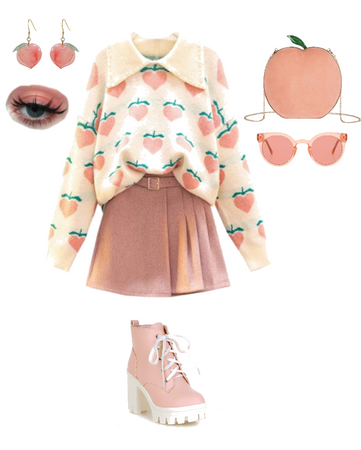 peach outfit 🍑