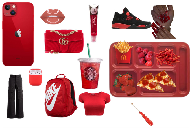 red theme for school