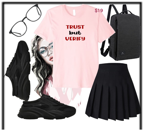 Pink and Black Trust Verify