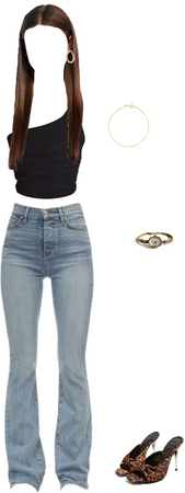 Jeans and crop top