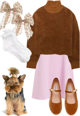 dogs as fashion-yorkie!