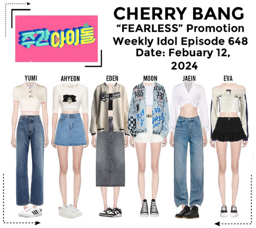 CHERRY BANG "FEARLESS" Promotion Weekly Idol