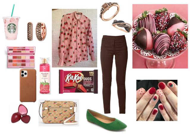 Chocolate Strawberry Outfit
