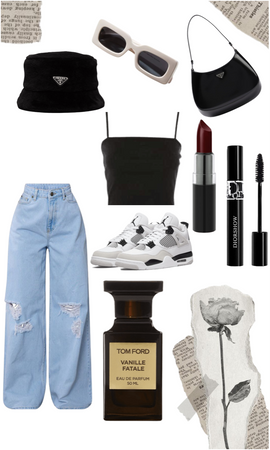 bucket hat | dark streetwear look