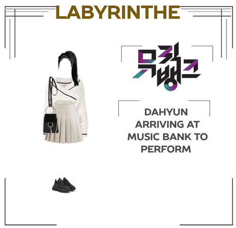 Dahyun arriving at MUSIC BANK to perform