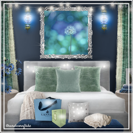 Blue & Green Bedroom