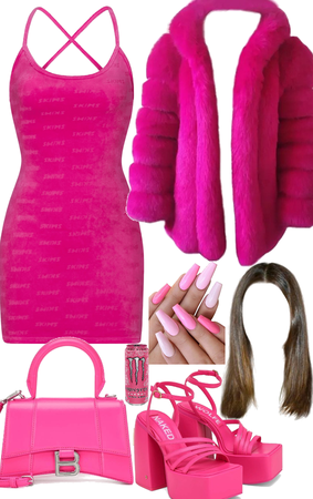 skims dress pink xx