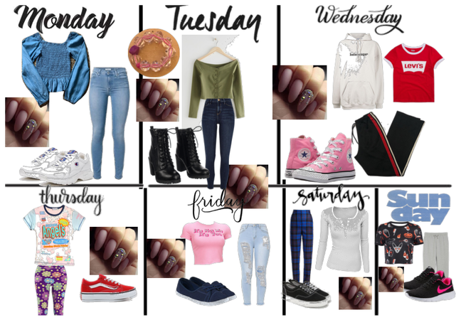 outfits for the week