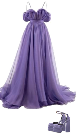 purple dresss