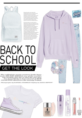 Back to school Purple