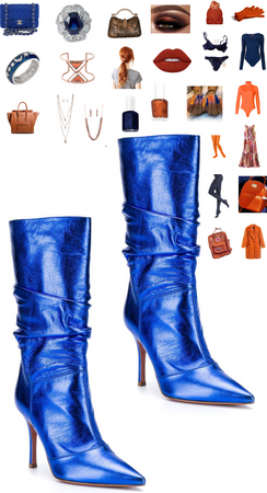 Cobalt and Copper Outfit