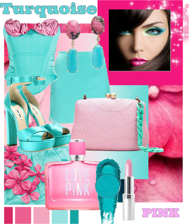 TURQUOISE AND PINK