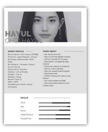 Second Member : HAYUL