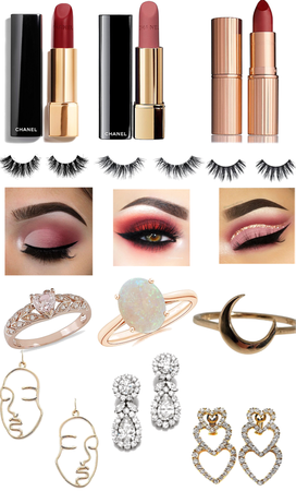 choose a make up and accessories