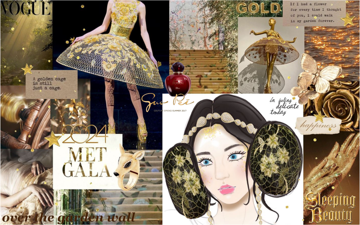 Met Gala 2024 "Sleeping Beauties: Reawakening Fashion, Garden of Time” ~ Met Look Name ~ “A Mockingbird in a Golden Cage”