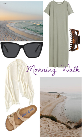 Morning beach walk