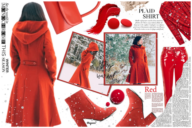 Stay warm in red