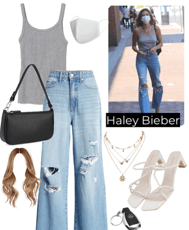 Celebrity outfit Hailey Bieber