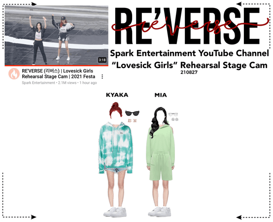 RE'VERSE (리버스) | Lovesick Girls Rehearsal Stage