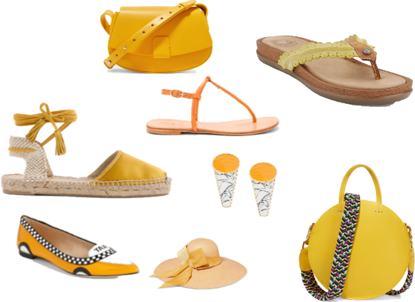 Yellow accessories