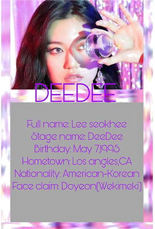 Host DeeDee Profile @stray_kids-2018