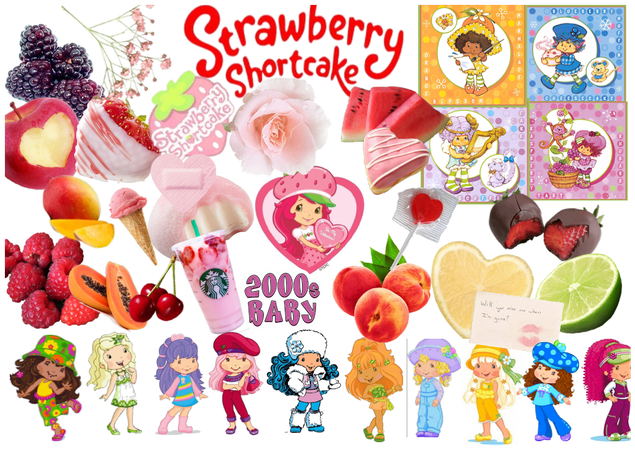 strawberry shortcake moodboard <3