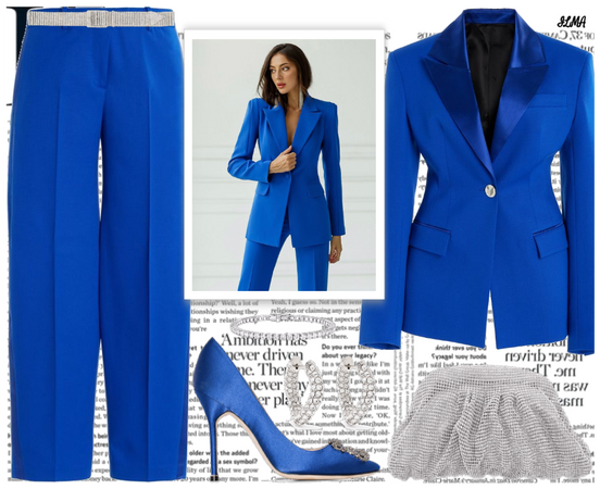 Blue Suit Outfit