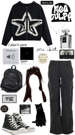 Black & White Outfit/Moodboard