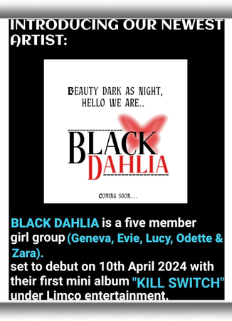 BLACK DAHLIA announcement