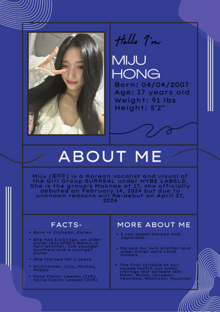 SURREAL Members Introductions- Miju