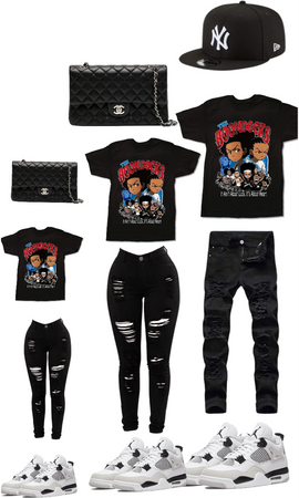 black family outfit