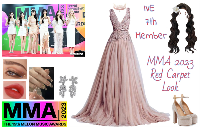 IVE 7th Member - MMA 2023 Red Carpet Outfit