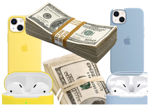 iphone airpods money
