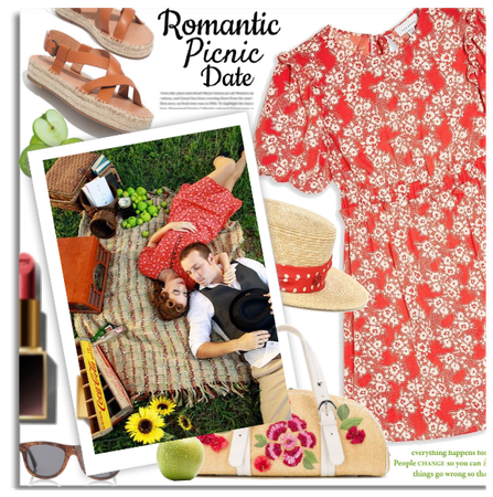 Romantic picnic date