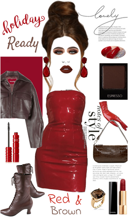 Color Combo - Red & Brown