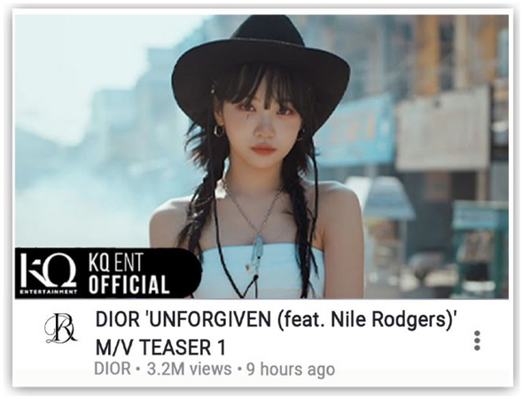 dior "unforgiven" mv teaser #1
