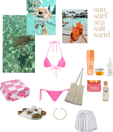 beach girl fit 🌴🌊🐢💗