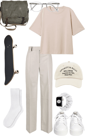 a sporty outfit