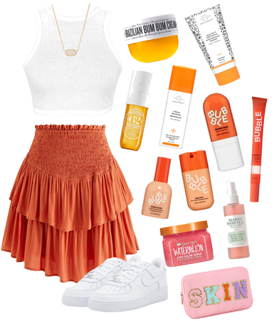 Orange Preppy Outfit! 🧡🫶