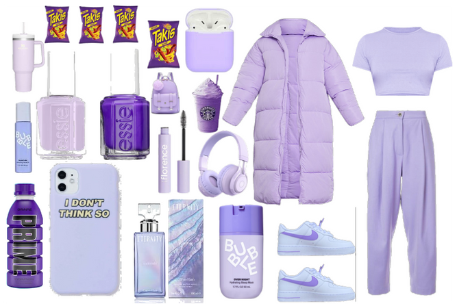 purple girly