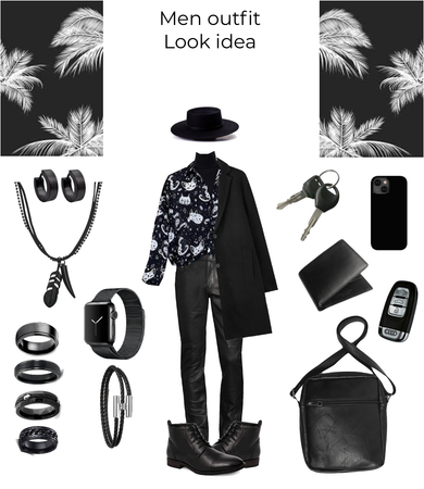 Men outfit look idea casual,alternative,rock soft by g.o. 2023