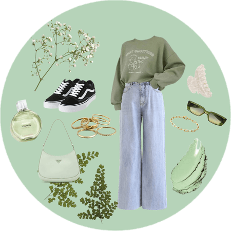 Green Outfit🌿☁️